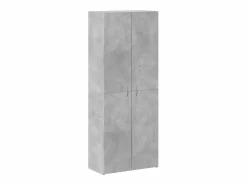 Archivador hormigón 60x32x153 cm madera de ingeniería^ New