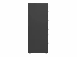 Archivador Móvil Antracita 28x41x109 cm Metal Marru00f3n Clearance