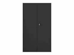 Archivador 105x40x180 cm acero Negro Best