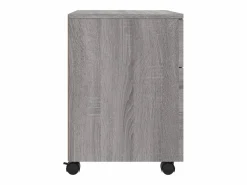 vidaxl Cajonera De Escritorio|Archivador ruedas madera contrachapada Sonoma 45x38x54 cm