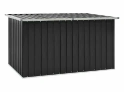 Arcón de jardín Antracita 171x99x93 cm Gris Online