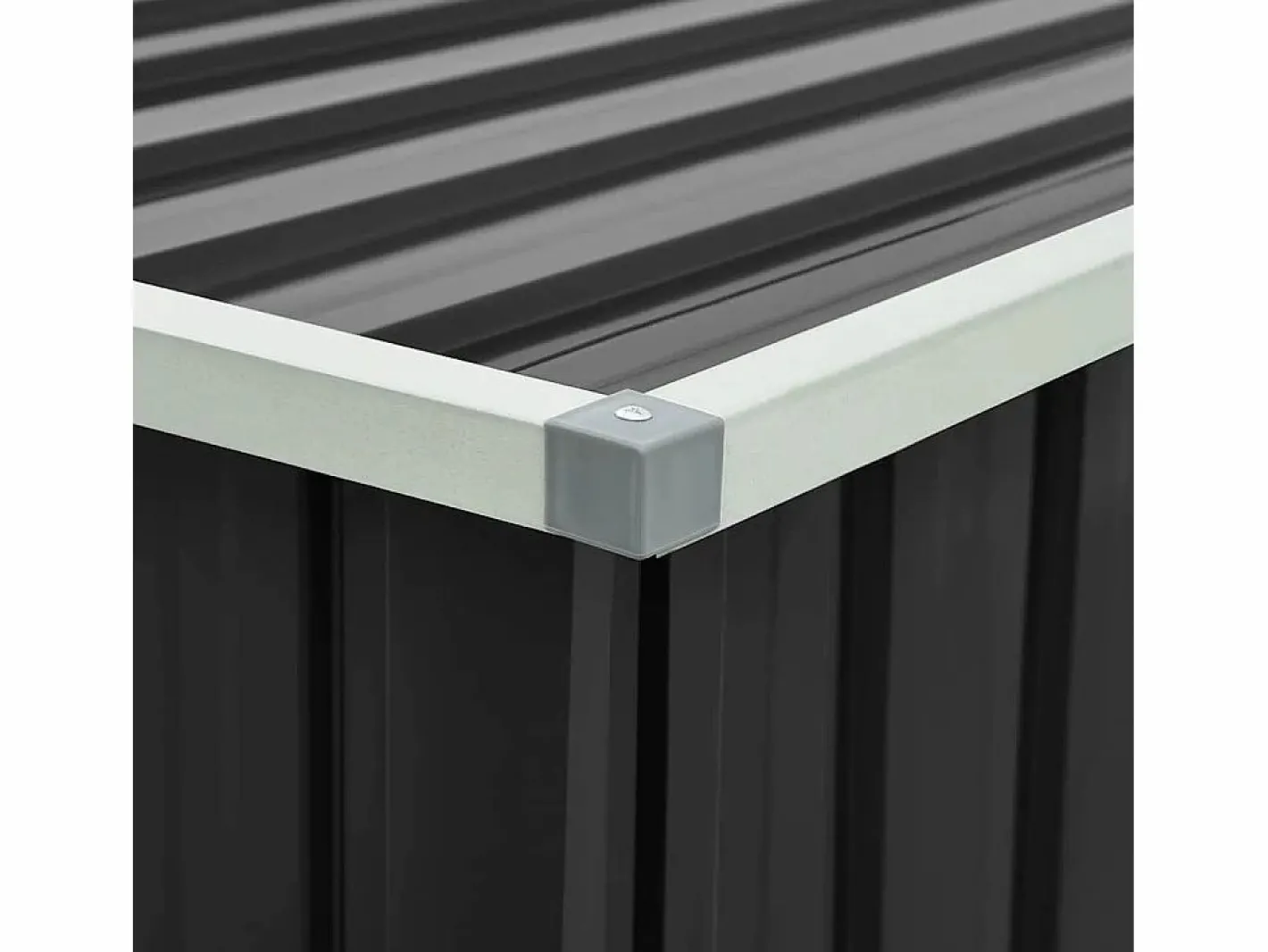 Arcón de jardín Antracita 171x99x93 cm Gris Online