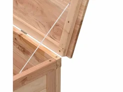 vidaxl Baúl De Jardín|Arcón de jardín madera maciza abeto 198,5x50x56,5 cm