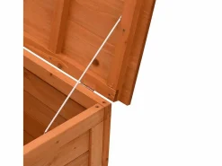vidaxl Arcón de jardín madera maciza abeto marrón 150x50x56,5 cm Color natural claro Hot