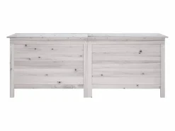 Arcón de jardín madera maciza abeto 150x50x56,5 cm^vidaxl New