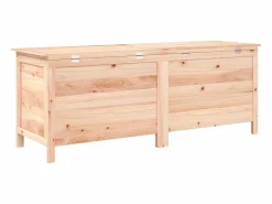 vidaxl Baúl De Jardín|Arcón de jardín madera maciza abeto 150x50x56,5 cm