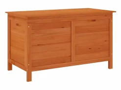 vidaxl Baúl De Jardín|Arcón de jardín madera maciza abeto 99x49,5x58,5 cm