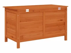 vidaxl Baúl De Jardín|Arcón de jardín madera maciza abeto 99x49,5x58,5 cm