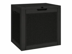 Arcón de jardín 55,5x43x53 cm polipropileno Negro Best
