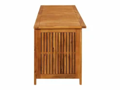 Arcón de jardín 200x50x58 cm Madera maciza de acacia^ Discount
