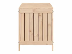 Arcón de jardín 115x49x60 cm Madera maciza de pino Marru00f3n Sale