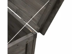 Arcón jardín madera maciza abeto 150x50x56,5 cm^vidaxl Discount