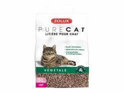ZOLUX Arena vegetal natural para gatos 8L Marru00f3n Sale