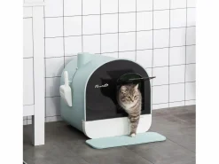 Arenero para gatos 43x44x47 cm^PawHut Hot