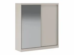 Vente-unique Armario|Armario 2 puertas correderas con espejo An200 cm - OCHIRA