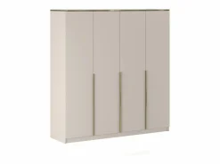 Armario 4 puertas L200 cm en color y dorado - VUKIA de Pascal Morabito^Vente-unique Discount