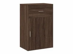 Armario almacenaje madera ingeniería marrón roble 56,5x39x90 cm^vidaxl Clearance