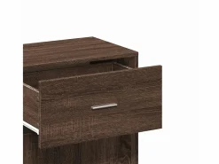 Armario almacenaje madera ingeniería marrón roble 56,5x39x90 cm^vidaxl Clearance