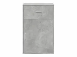 vidaxl Armario almacenaje madera ingeniería hormigón 56,5x39x90cm Gris Online