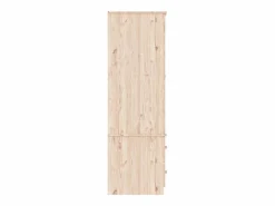 vidaxl Armario ALTA madera maciza pino 90x55x170 cm Color natural claro