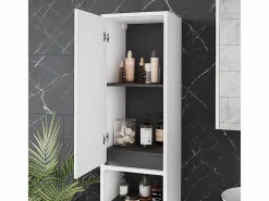 Armario alto /gris 38x33x170 viola^Vicco New