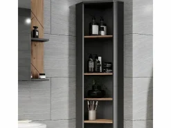 Armario alto esquinero antracita/artisan 33x33x192 irma^Vicco Outlet