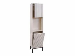 Armario alto -O42, aspecto madera beige^MCW New
