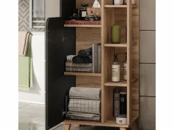 Vicco Armario alto sonoma/antracita 50x35x175 karen Gris Online