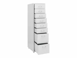 vidaxl Armario archivador móvil metal 28x41x109 cm Gris Hot