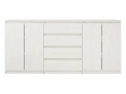 Armario auxiliar 3 unidades madera maciza de pino^vidaxl Best