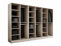 Armario Abierto, Vestidor|Armario: Arena / Vidrio Antisol, 300 x 200 x 51 cm