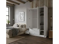Armario|Armario Boreal 3 puertas + 2 cajones 180x90x42 cm