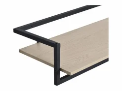 Armario con estante de pared de madera y metal Etan^ Discount