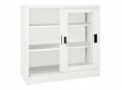 Armario con puerta corredera acero 90x40x90 cm^vidaxl Best