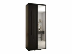 Abiks Möbel ARMARIO CON PUERTAS BATIENTES 235,2/120/60 2 puertas Negro Hot