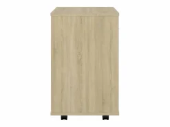 vidaxl Armario con ruedas madera contrachapada roble Sonoma 46x36x59cm Color natural claro Online