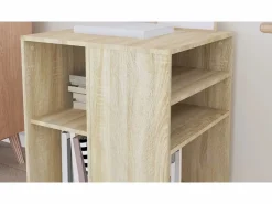 vidaxl Armario con ruedas madera contrachapada roble Sonoma 60x53x72cm Color natural claro Hot