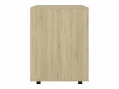 vidaxl Armario con ruedas madera contrachapada roble Sonoma 60x53x72cm Color natural claro Hot