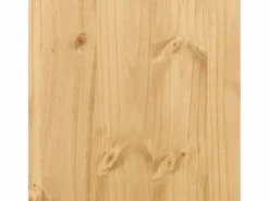 vidaxl Armario con vitrina Corona madera maciza pino 103,5x42x180 cm Color natural claro Online
