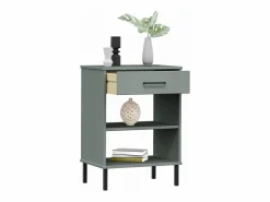 Armario consola patas de metal madera maciza pino OSLO^Clicnbuy Sale