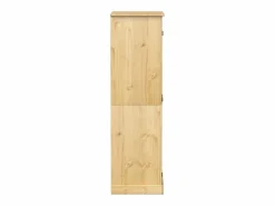Armario Corona madera maciza de pino 76x50x170 cm ES412117 Marru00f3n Outlet