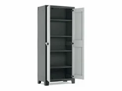 Keter Armario de almacenaje con estantes Titan negro y gris 182 cm Multicolor Discount