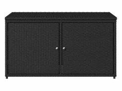 vidaxl Baúl De Jardín|Armario de almacenaje de jardín ratán PE 110x55x60,5 cm