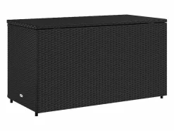 vidaxl Baúl De Jardín|Armario de almacenaje de jardín ratán PE 110x55x60,5 cm