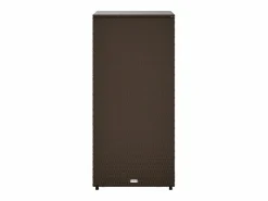 vidaxl Armario de almacenaje de jardín ratán PE marrón 50x55x115 cm Marru00f3n Outlet