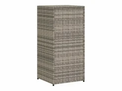 vidaxl Baúl De Jardín|Armario de almacenaje de jardín ratán PE 55x55x111 cm