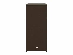 Armario de almacenaje de jardín ratán PE marrón 105x55x113 cm^vidaxl Discount