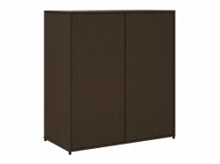 Armario de almacenaje de jardín ratán PE marrón 105x55x113 cm^vidaxl Discount
