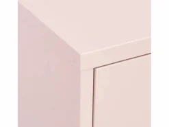 vidaxl Armario de almacenamiento acero 80x35x101,5 cm Rosa Online