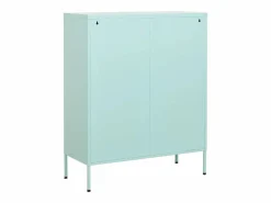 vidaxl Cajonera De Escritorio|Armario de almacenamiento acero verde mint 80x35x101,5 cm